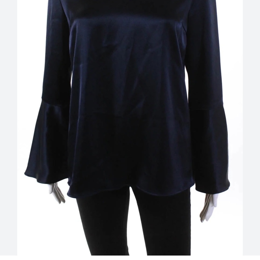 Drew Women's V Neck Bell Sleeve Blouse - Picture 4 of 4